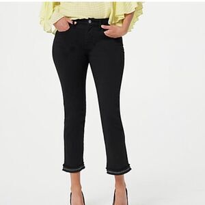 NWT Jen7 for 7 for All Mankind Ankle Straight black 2/26